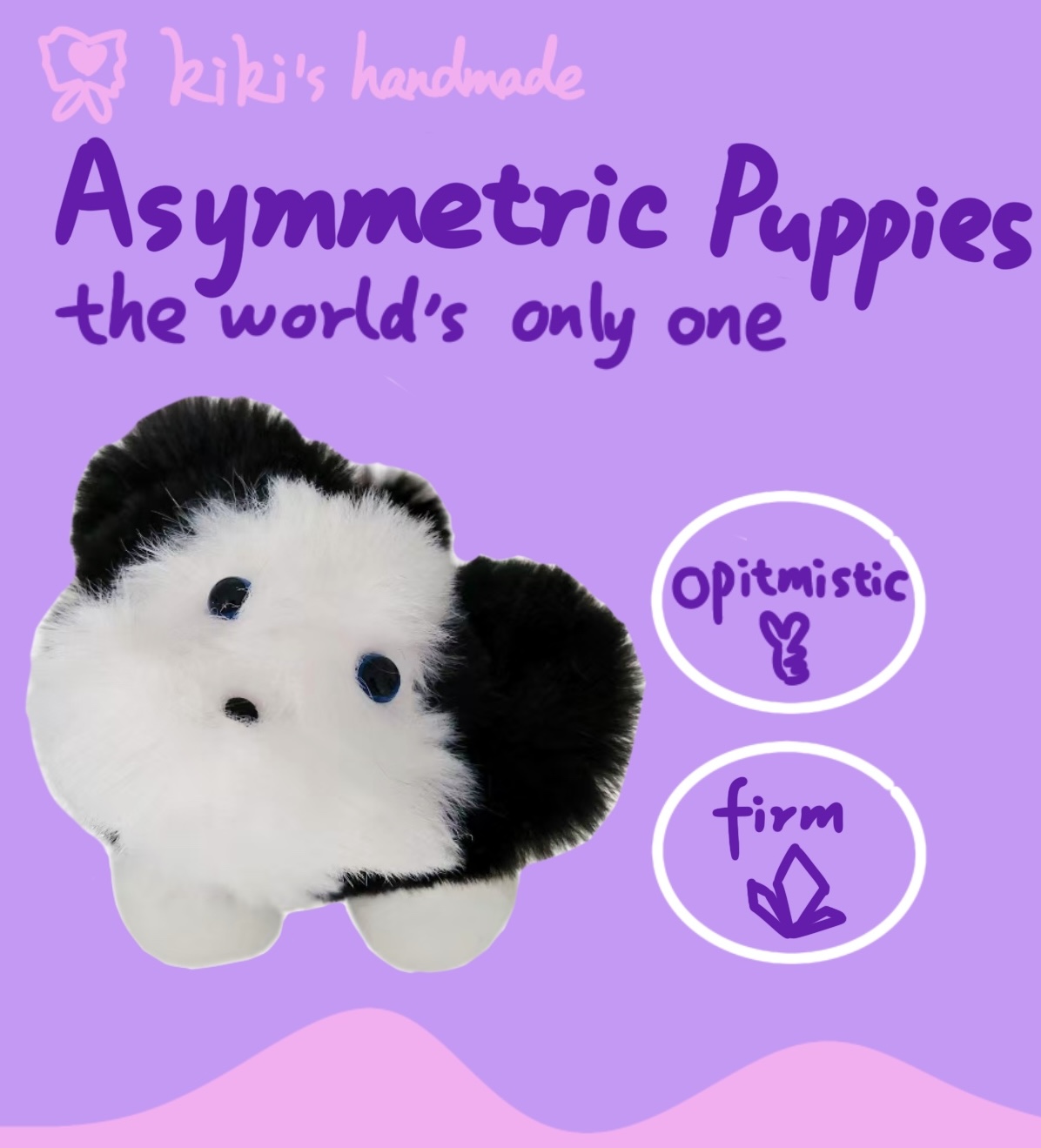 the world's only one cute asymmetric puppy