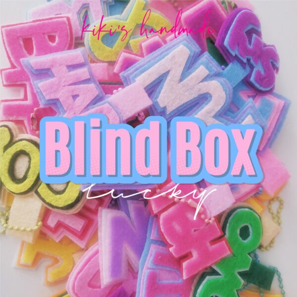 Letter Charm Blind Box 6pcs randomly